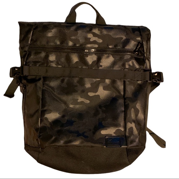 Steve Madden Camouflage Rolltop Backpack - Picture 1 of 5